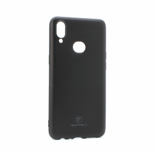 Silikonska maska / futrola Teracell Giulietta za Samsung A107 Galaxy A10s mat crna.