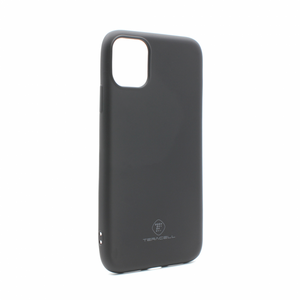 Silikonska maska / futrola Teracell Giulietta za iPhone 11 6.1 mat crna.