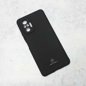 Silikonska maska / futrola Teracell Giulietta za Xiaomi Redmi Note 10 Pro/Redmi Note 10 Pro Max mat crna.