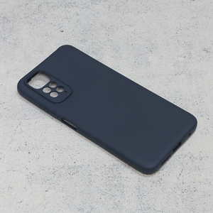 Silikonska maska / futrola Teracell Giulietta za Xiaomi Redmi Note 11/Redmi Note 11s mat tamno plava.