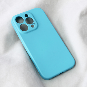 Maska / futrola Teracell Soft Velvet za iPhone 14 Pro mint.