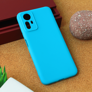 Silikonska maska / futrola Teracell Giulietta za Xiaomi Redmi Note 12S (EU) mat svetlo plava.
