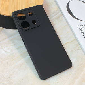 Silikonska maska / futrola Teracell Giulietta za Xiaomi Redmi Note 13 5G (EU) mat crna.
