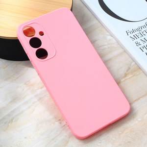 Silikonska maska / futrola Teracell Giulietta za Samsung A356B Galaxy A35 5G mat roze.