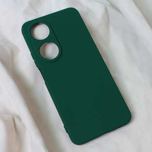 Maska / futrola Teracell Soft Velvet za Huawei Honor X7b tamno zelena.