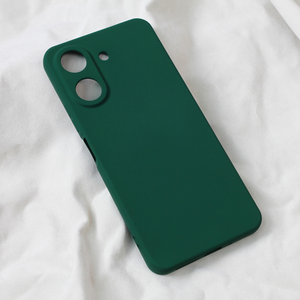Maska / futrola Teracell Soft Velvet za Xiaomi Redmi 13C tamno zelena.
