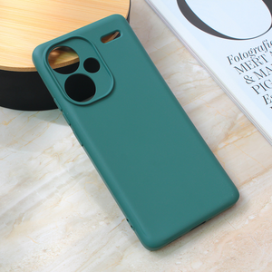 Silikonska maska / futrola Teracell Giulietta za Xiaomi Redmi Note 13 Pro 4G Plus mat zelena.