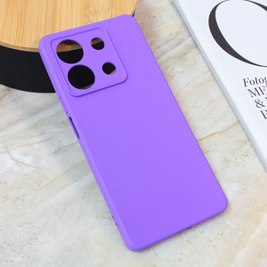 Silikonska maska / futrola Teracell Giulietta za Xiaomi Redmi Note 13 5G (EU) mat ljubicasta.