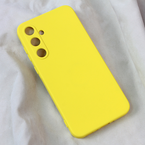 Maska / futrola Teracell Soft Velvet za Samsung A356B Galaxy A35 5G zuta.