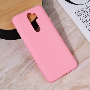 Silikonska maska / futrola Teracell Giulietta za Xiaomi Redmi Note 8 Pro mat roze.