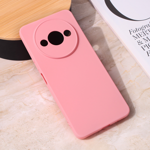 Silikonska maska / futrola Teracell Giulietta za Xiaomi Redmi A3 mat roze.