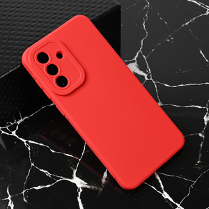 Silikonska maska / futrola Teracell Giulietta za Samsung A566 Galaxy A56 5G mat crvena.
