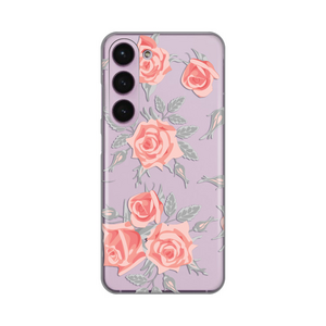 Silikonska maska / futrola print ultra tanka za Samsung S916B Galaxy S23 Plus Elegant Roses.