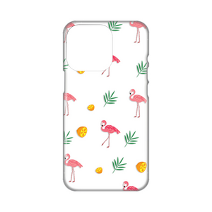 Silikonska maska / futrola print ultra tanka za iPhone 14 Pro Flamingos.