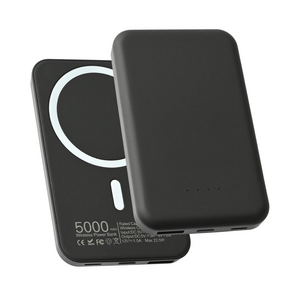 Back Up Baterija prenosiva baterija Magsafe PD 5000 mAh crna.