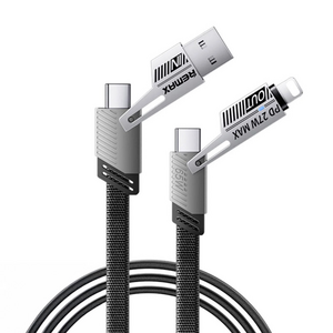 Data kabl REMAX RC-C189 65W Zinc Alloy Braided 4-in-1 Fast Charging, 1m.