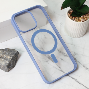 Maska / futrola Magsafe Frame Color za iPhone 15 Pro Max 6.7 plava.