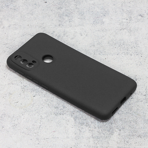 Silikonska maska / futrola Teracell Giulietta za Motorola Moto E20 mat crna.
