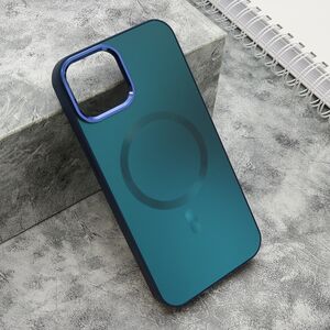 Maska / futrola COLOR METAL MagSafe za iPhone 14 (6.1) zelena (MS).