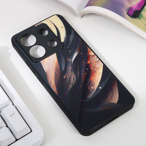 Maska / futrola Abstract za Xiaomi Redmi Note 13 Pro 5G crna.