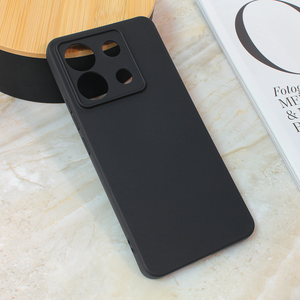 Silikonska maska / futrola Teracell Giulietta za Xiaomi Redmi Note 13 Pro 5G (EU) mat crna.