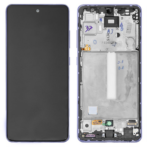 LCD displej za Samsung A525/Galaxy A52 2021 + touchscreen + frame Violet Service Pack original/GH82-25524C.