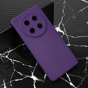 Silikonska maska / futrola Teracell Giulietta za Huawei Honor Magic 7 lite mat tamno ljubicasta.