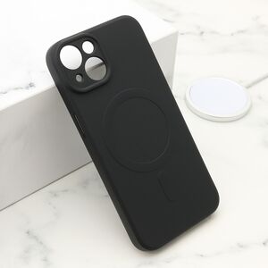 Maska / futrola VELVET TOUCH MagSafe za iPhone 14 (6.1) crna (MS).