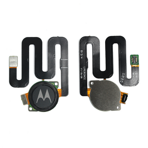 Flet za Motorola One P30 Play sa senzorom otiska prsta crni.