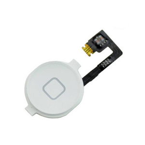 Flet za Iphone 4 sa home tasterom+home dugme belo.