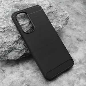 Silikonska maska / futrola BRUSHED za Samsung A566 Galaxy A56 5G crna (MS).