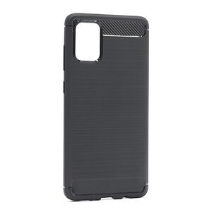 Silikonska maska / futrola BRUSHED za Samsung A715F Galaxy A71 crna (MS).