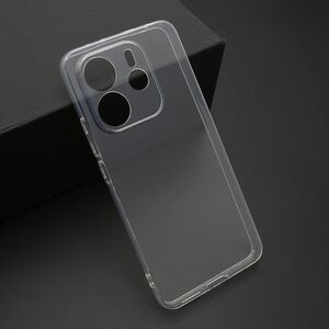 Silikonska maska / futrola ultra tanka PROTECT silikon za Xiaomi Redmi Note 14 4G (Global) providna (bela) (MS).