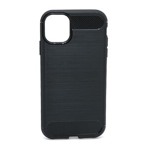 Silikonska maska / futrola BRUSHED za iPhone 11 (6.1) crna (MS).