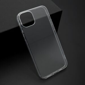Silikonska maska / futrola ultra tanka PROTECT silikon za iPhone 15 Plus providna (bela) (MS).