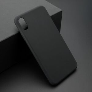 Maska / futrola ultra tanka KOLOR za iPhone XS Max crna (MS).