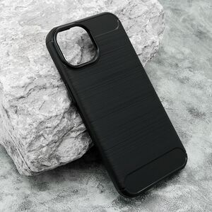 Silikonska maska / futrola BRUSHED za iPhone 15 crna (MS).