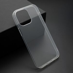 Silikonska maska / futrola ultra tanka PROTECT silikon za iPhone 14 Pro Max providna (bela) (MS).