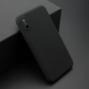 Maska / futrola ultra tanka KOLOR za Iphone X crna (MS).