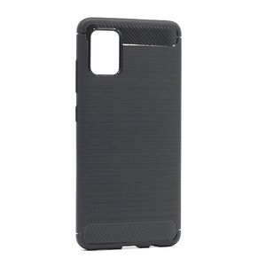 Silikonska maska / futrola BRUSHED za Samsung A515F Galaxy A51 crna (MS).