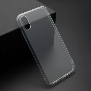Silikonska maska / futrola ultra tanka PROTECT silikon za Iphone XS providna (bela) (MS).