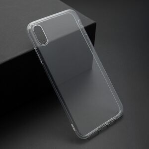 Silikonska maska / futrola ultra tanka PROTECT silikon za iPhone XS Max providna (bela) (MS).
