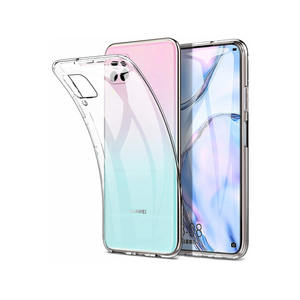 Torbica Silikonska maska / futrola ultra tanka za Huawei P40 Lite/Nova 6 SE providna.