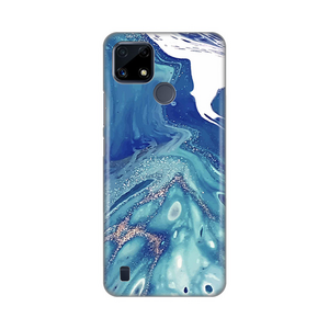 Silikonska maska / futrola print za Realme C25/C21Y/C25Y Blue Marble.