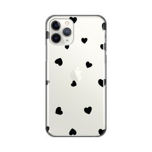 Silikonska maska / futrola print ultra tanka za iPhone 11 Pro Hearts.