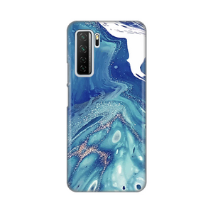 Silikonska maska / futrola print za Huawei P40 Lite Blue Marble.