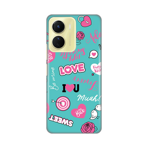 Silikonska maska / futrola print za Vivo Y16 Love.