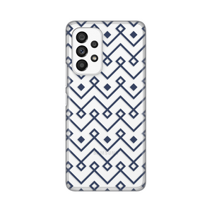 Silikonska maska / futrola print ultra tanka za Samsung A536 Galaxy A53 5G Blue cubes.