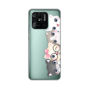 Silikonska maska / futrola print ultra tanka za Xiaomi Redmi 10C Cats.
