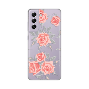 Silikonska maska / futrola print ultra tanka za Samsung G990 Galaxy S21 FE Elegant Roses.